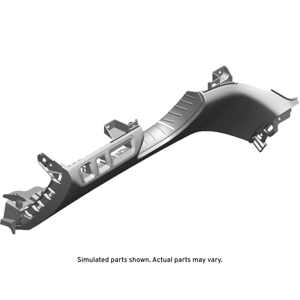 GM Genuine Parts Gray Instrument Panel Knee Bolster