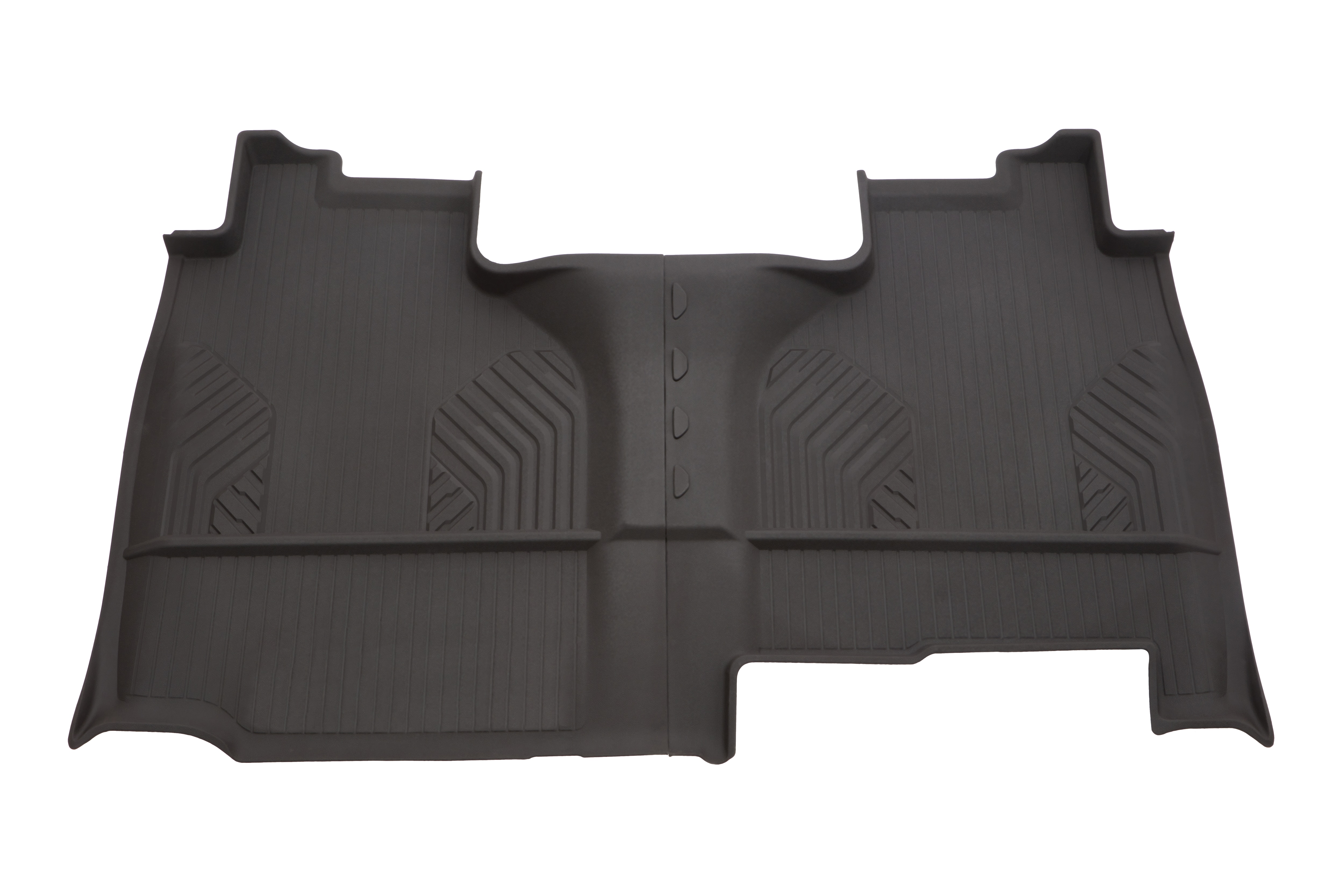 Double Cab Second-Row Interlocking Premium All-Weather Floor Liner in Very Dark Atmosphere for Z71