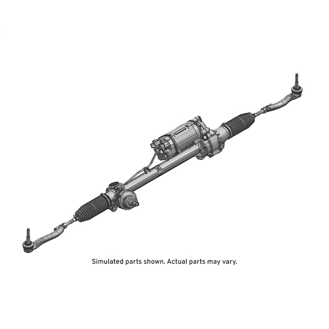 GM Genuine Parts Electric Belt Drive Rack and Pinion Steering Gear Assembly with Tie Rods