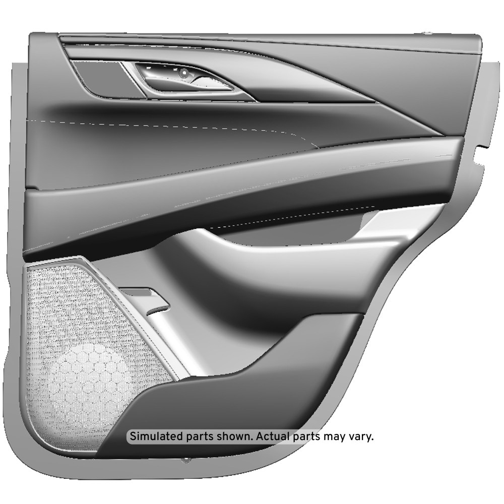 GM Genuine Parts Vecchio Base Sauvage Rear Passenger Side Door Trim