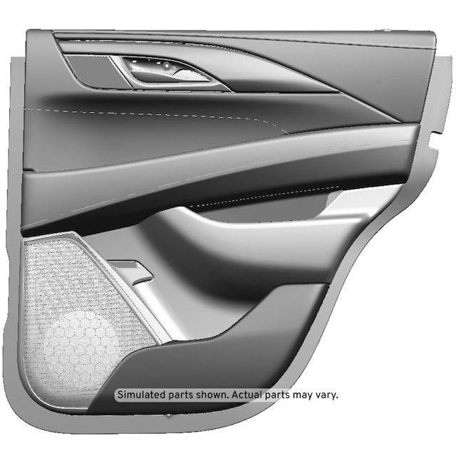 GM Genuine Parts Vecchio Base Sauvage Rear Passenger Side Door Trim