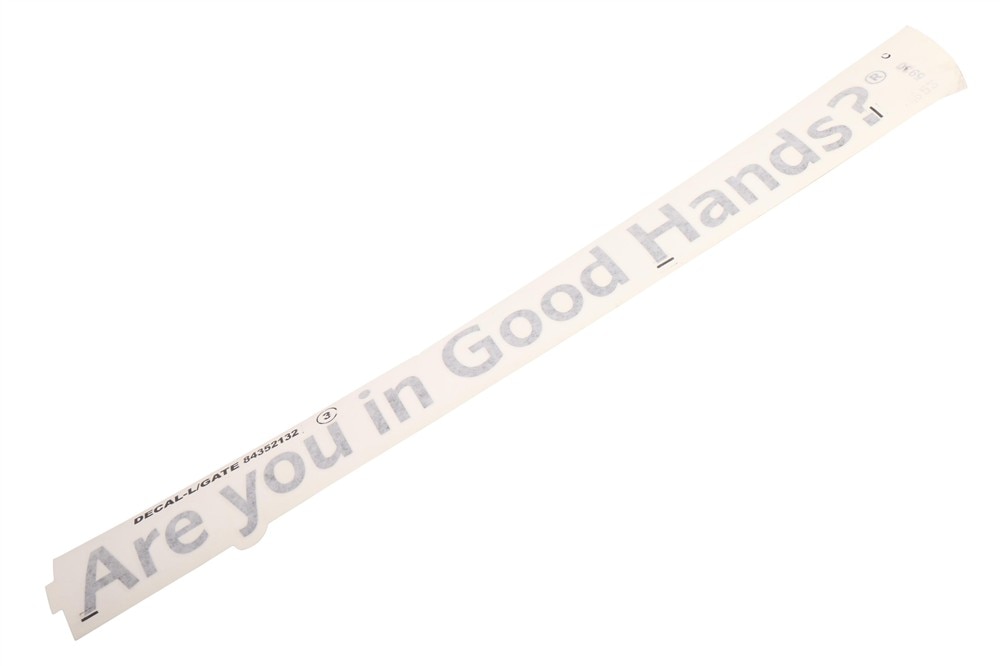 GM Genuine Parts Liftgate Decal