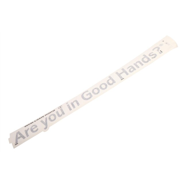 GM Genuine Parts Liftgate Decal