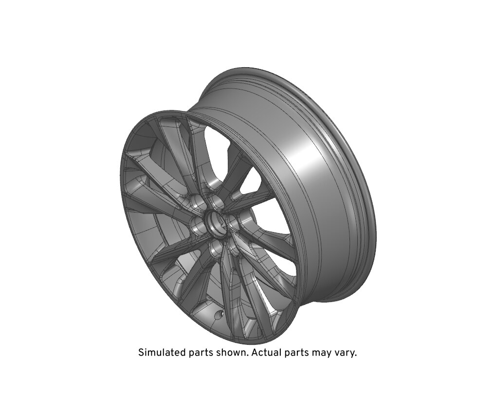 GM Genuine Parts 20x8.0in Aluminum Front and Rear Wheel