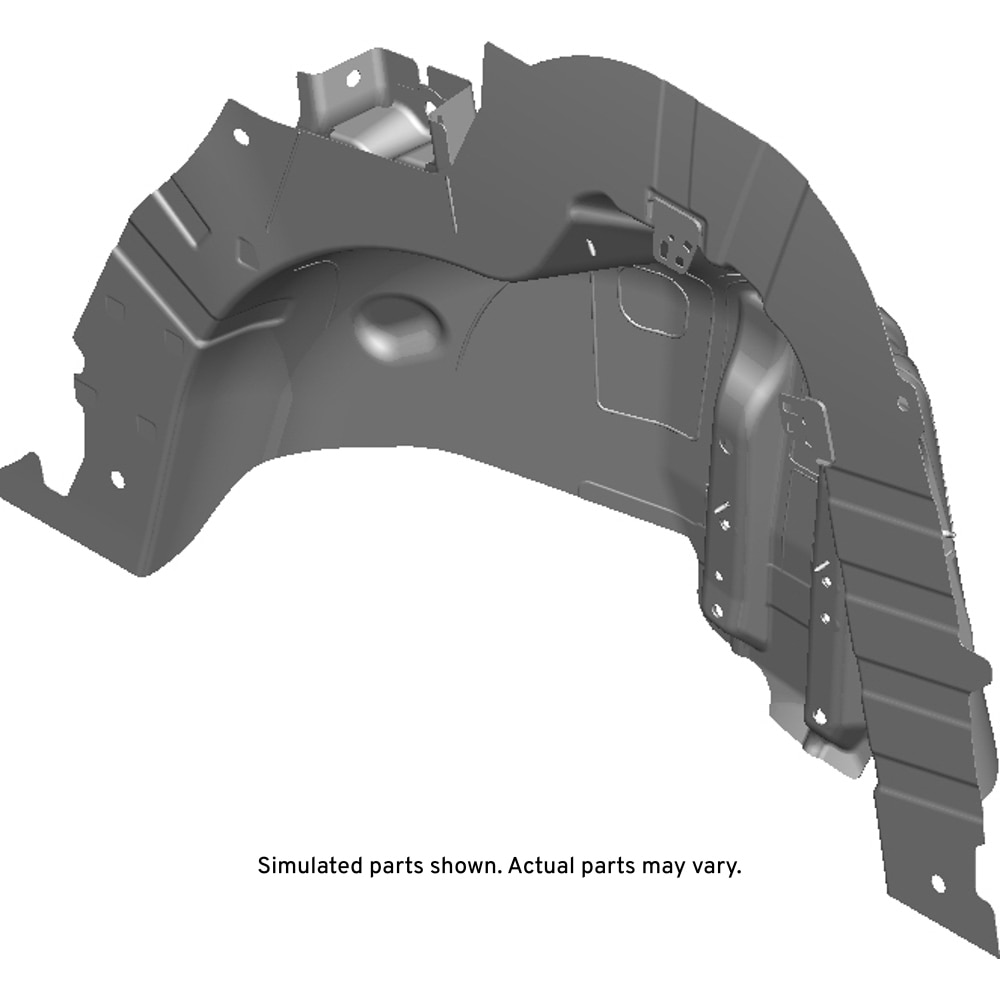 GM Genuine Parts Rear Driver Side Wheelhouse Inner Panel