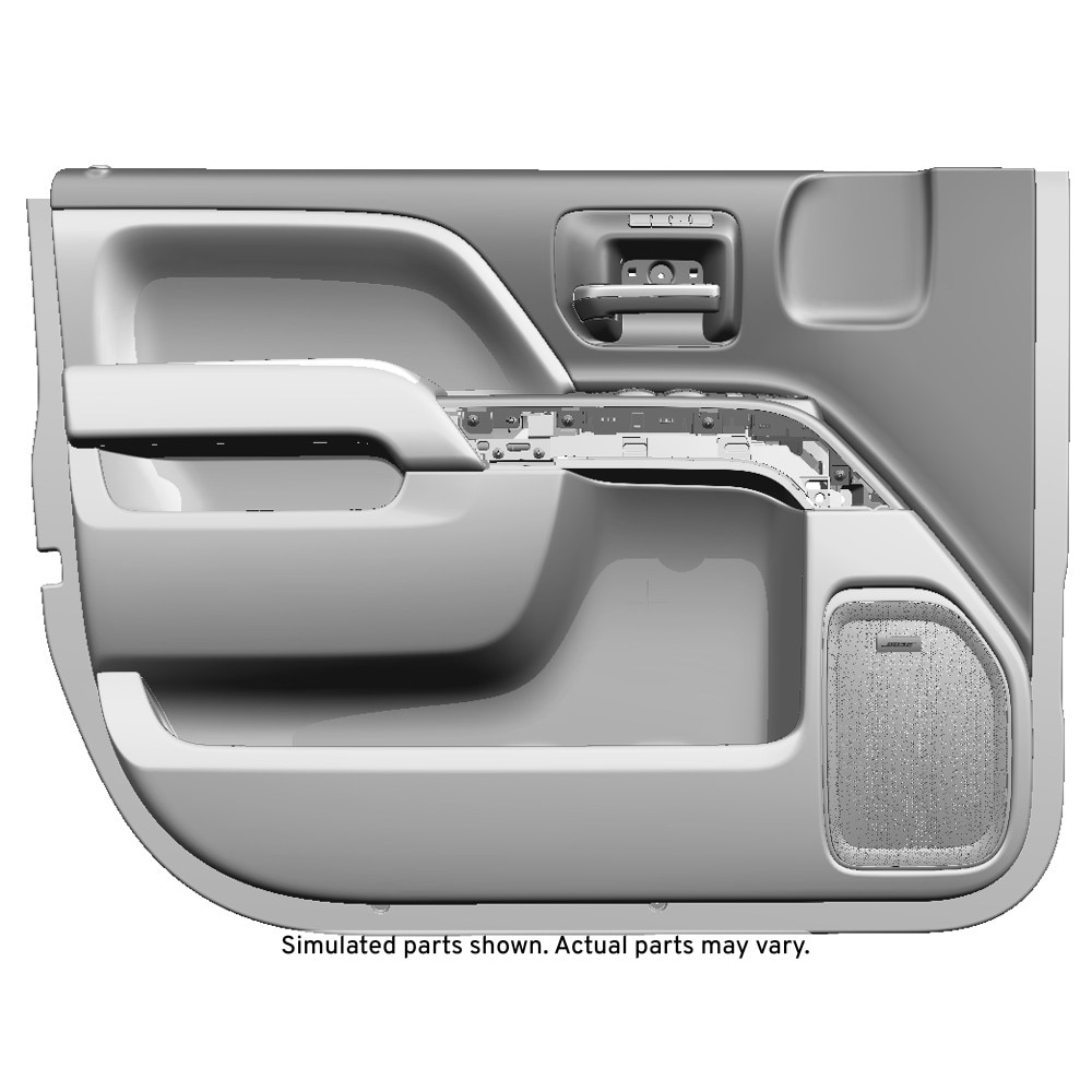Chevy出品 GM Genuine Parts Black Front Driver Side Door Trim | 84354277 | GM