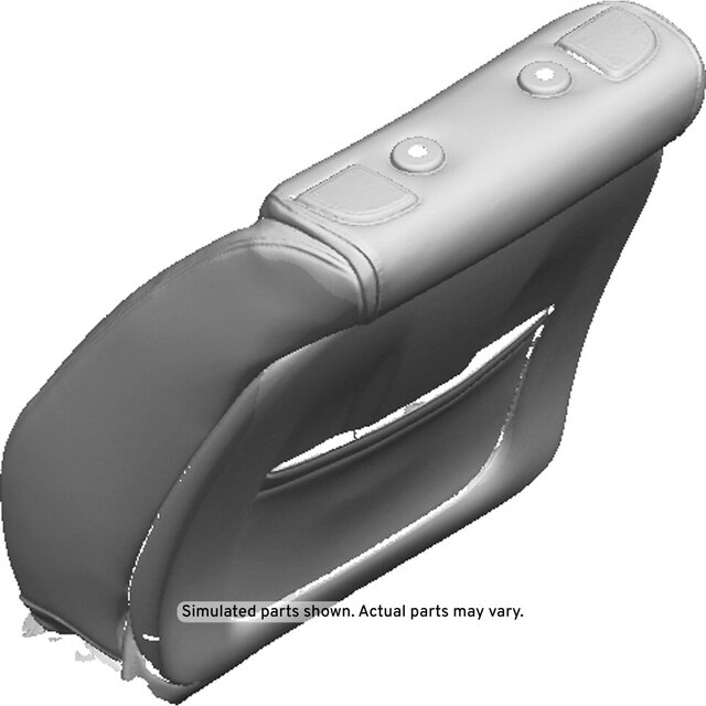 GM Genuine Parts Jet Black Front Passenger Side Seat Back Cover