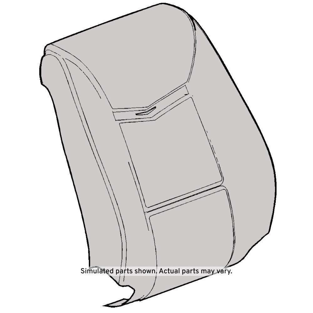 GM Genuine Parts Maple Sugar Front Passenger Side Seat Back Cover