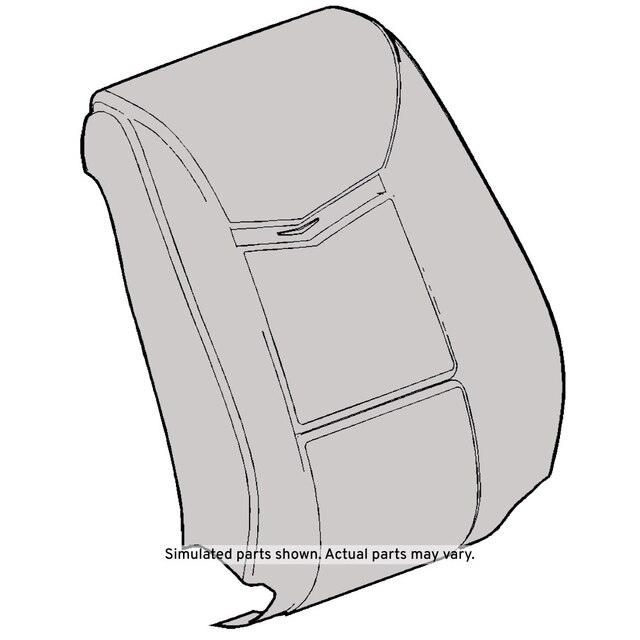 GM Genuine Parts Maple Sugar Front Passenger Side Seat Back Cover