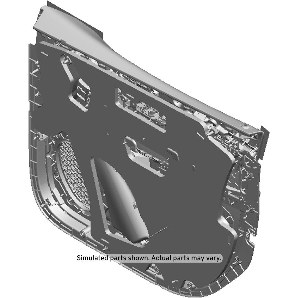GM Genuine Parts Dark Titanium Front Driver Side Door Trim