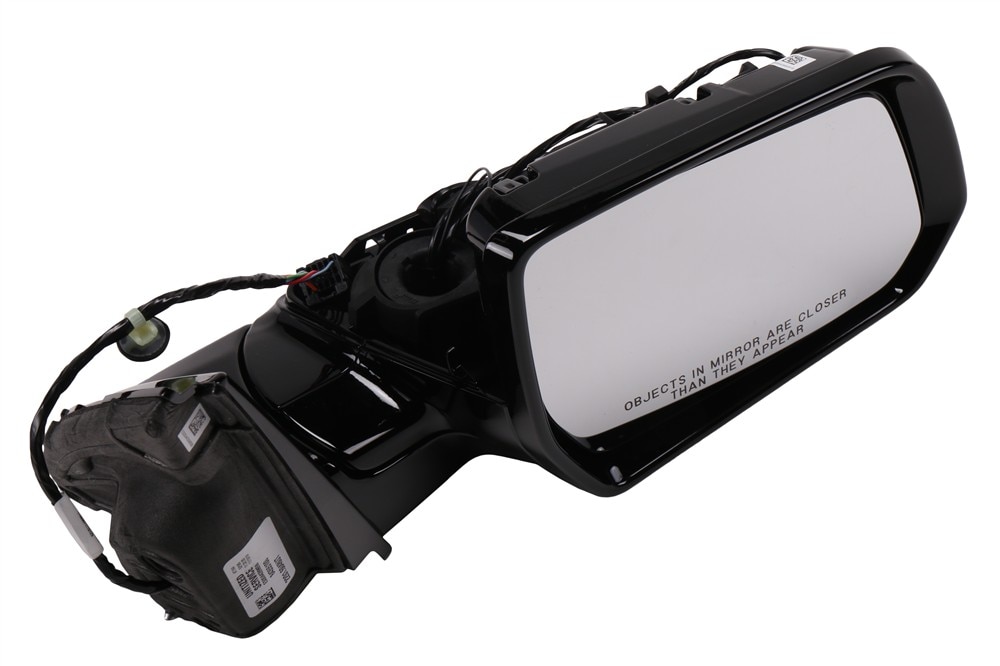 GM Genuine Parts Black Passenger Side Outside Rearview Mirror