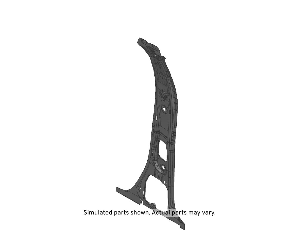 GM Genuine Parts Passenger Side Center Pillar Inner Panel