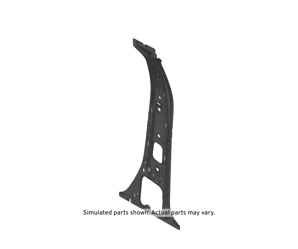 GM Genuine Parts Passenger Side Center Pillar Inner Panel