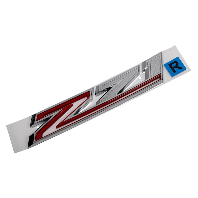 GM Genuine Parts Chrome Front Passenger Side Fender Marketing Name Plate