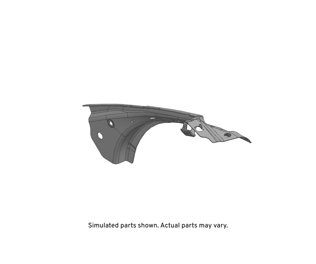 GM Genuine Parts Passenger Side Roof Inner Side Rail