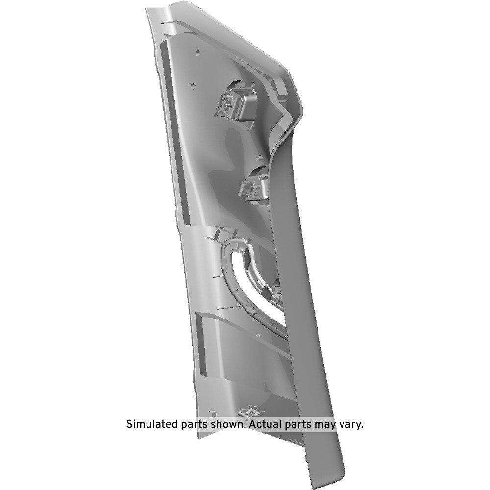 GM Genuine Parts Shale Driver Side Body Lock Pillar Upper Trim Panel