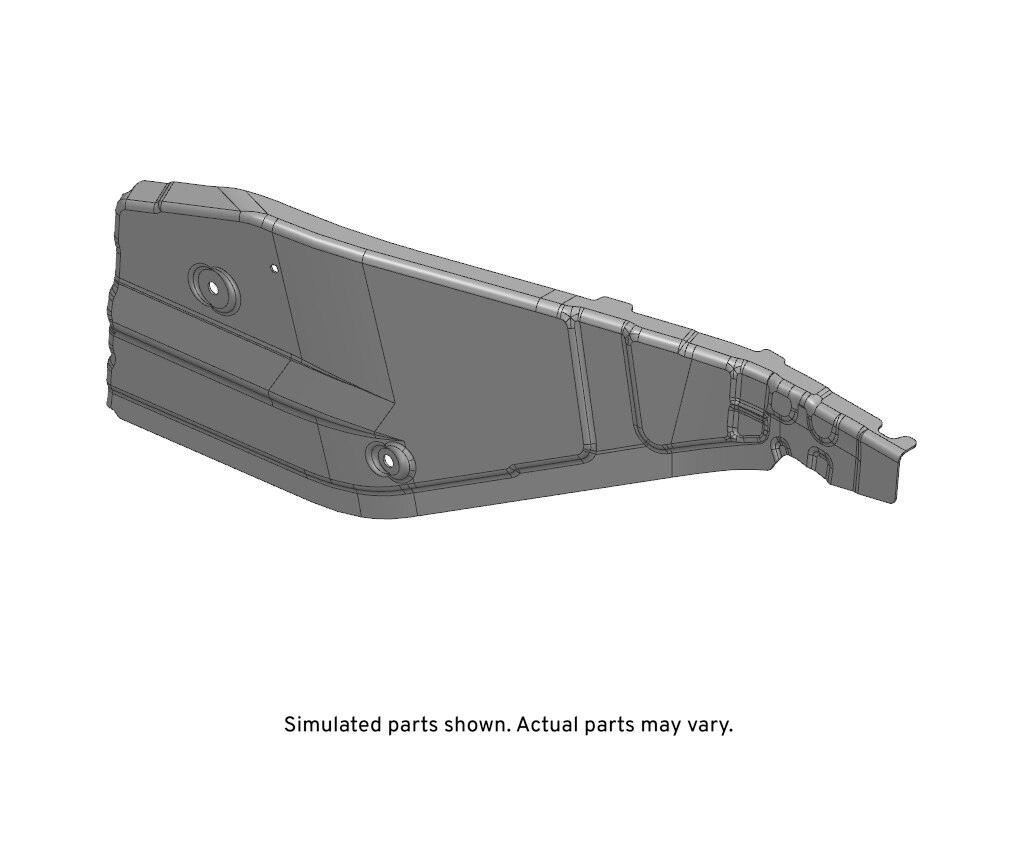GM Genuine Parts Driver Side Underbody Rear Side Rail Extension