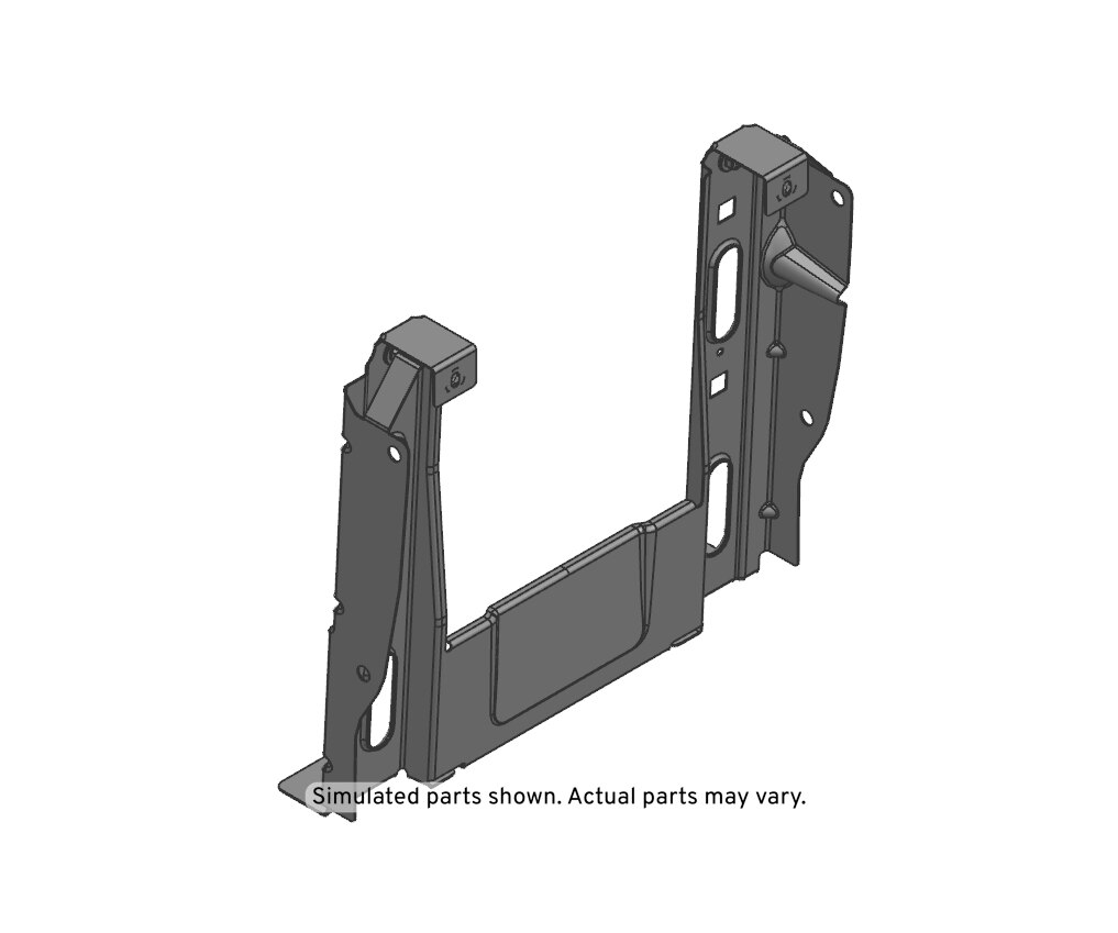GM Genuine Parts Body Side Rear End Latch Striker Reinforcement