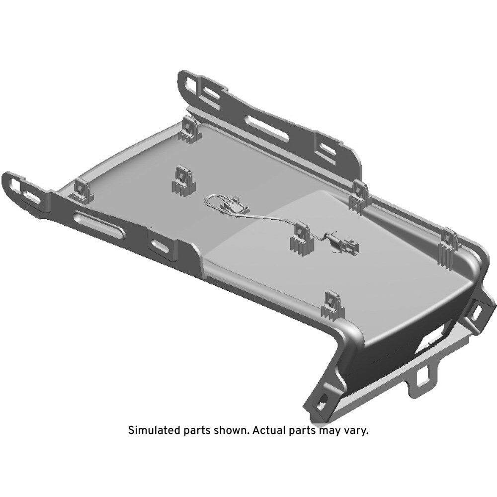 GM Genuine Parts Titanium Front Floor Console Extension Panel