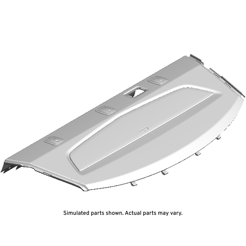 GM Genuine Parts Black Rear Window Panel Trim