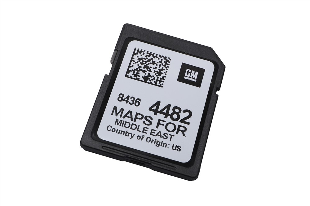 GM Genuine Parts Navigation Data Card