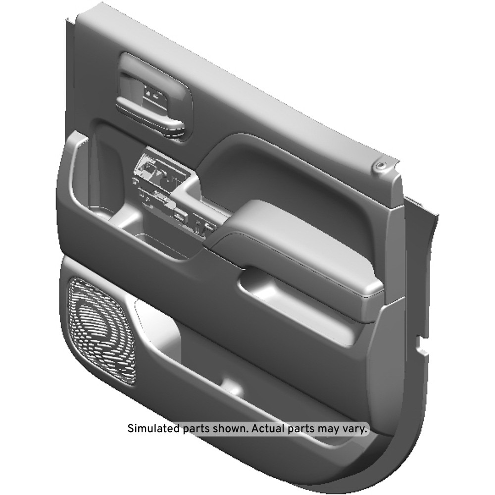GM Genuine Parts Jet Black Rear Passenger Side Door Trim
