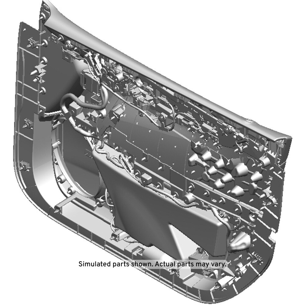 GM Genuine Parts Maple Sugar Front Driver Side Door Trim