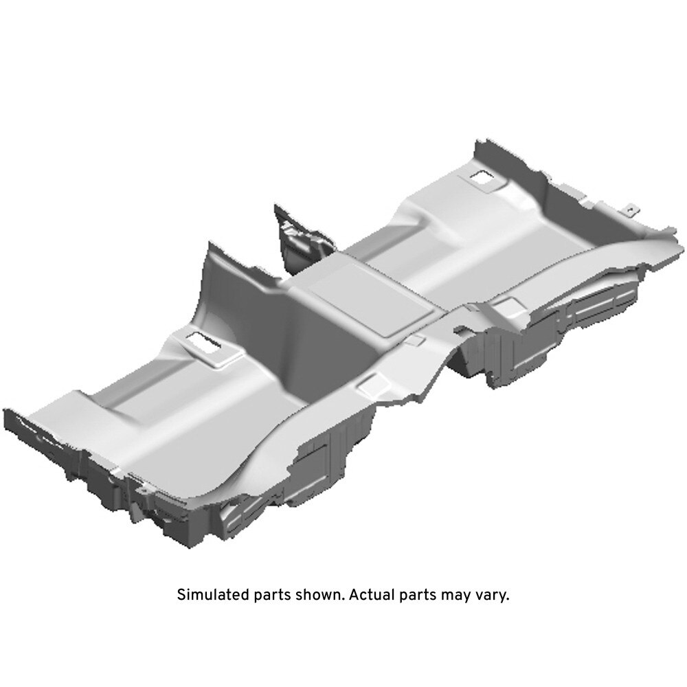 GM Genuine Parts Maple Rear Floor Panel Carpet