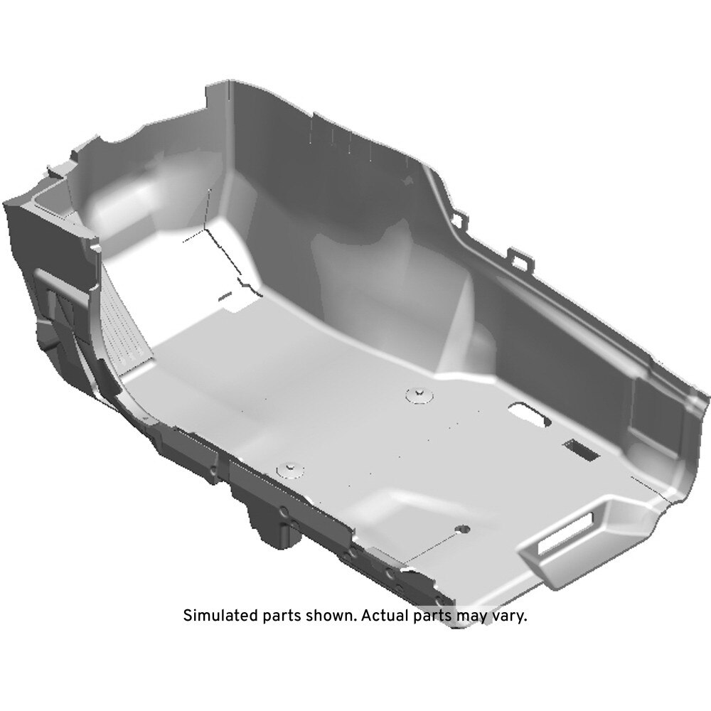 GM Genuine Parts Jet Black Front Driver Side Floor Panel Carpet