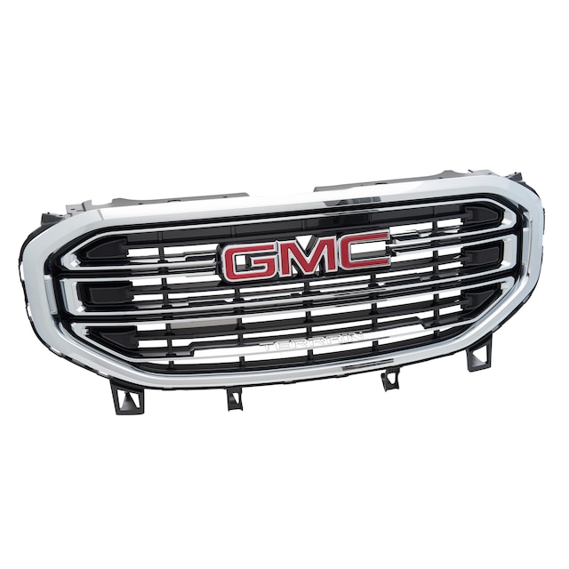 Grille in Black with Chrome Surround with GMC Logo (for Vehicles without HD Surround Vision Camera)