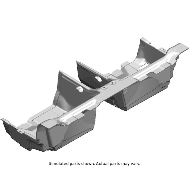 GM Genuine Parts Medium Ash Gray Rear Floor Panel Carpet
