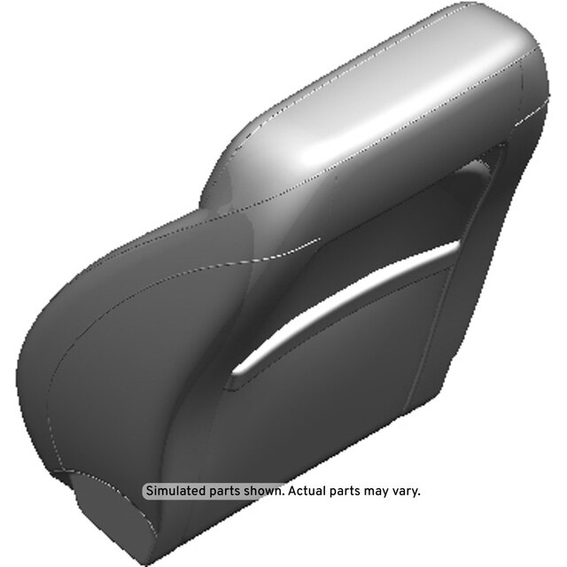 GM Genuine Parts Jet Black Front Passenger Side Seat Back Cover