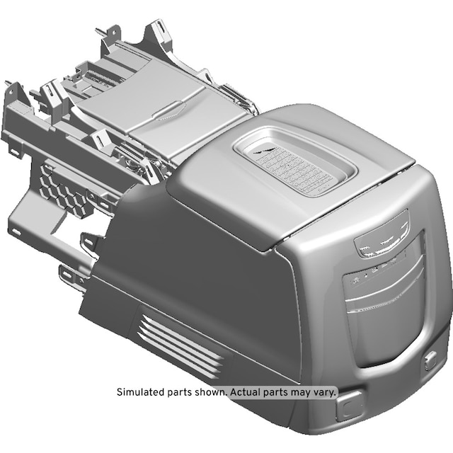 GM Genuine Parts Black Front Floor Console