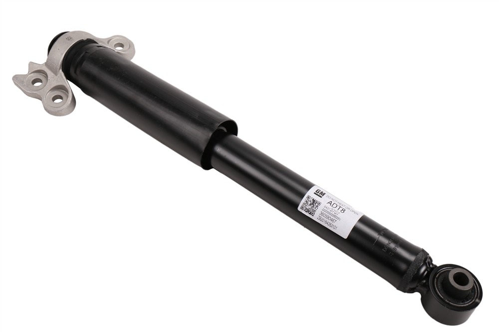 GM Genuine Parts Rear Shock Absorber with Upper Mount, Bumper, Boots, Cup, and Nut