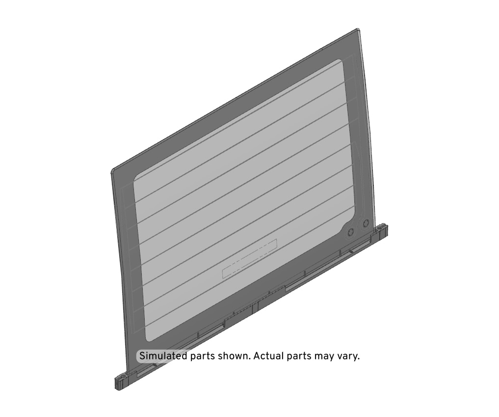 GM Genuine Parts Rear Sliding Window