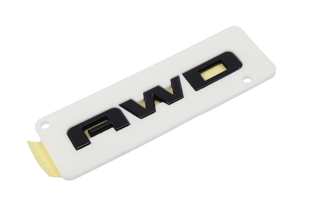 GM Genuine Parts Black Liftgate Transmission Name Plate