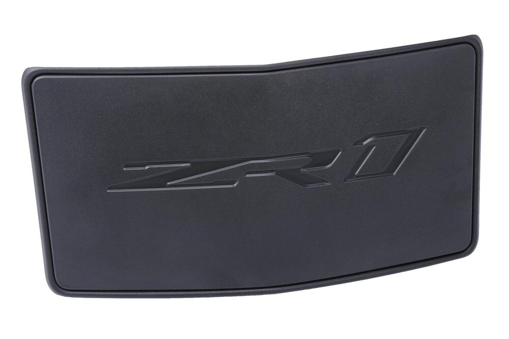 GM Genuine Parts Anthracite Front License Plate Mount Trim Cover