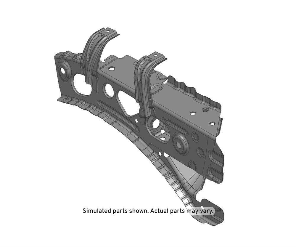 GM Genuine Parts Driver Side Front Compartment Upper Side Rail