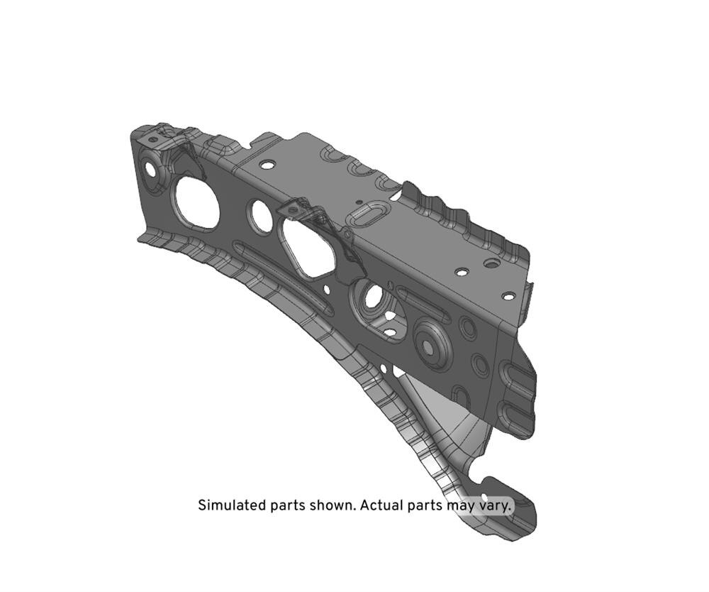 GM Genuine Parts Driver Side Front Compartment Upper Side Rail