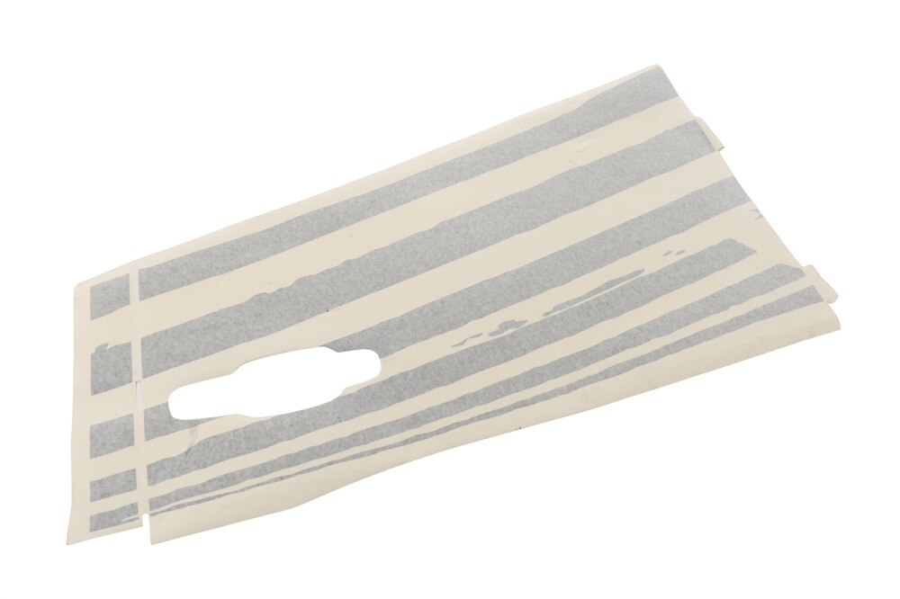 GM Genuine Parts Gray Rear Driver Side Door Upper Decal