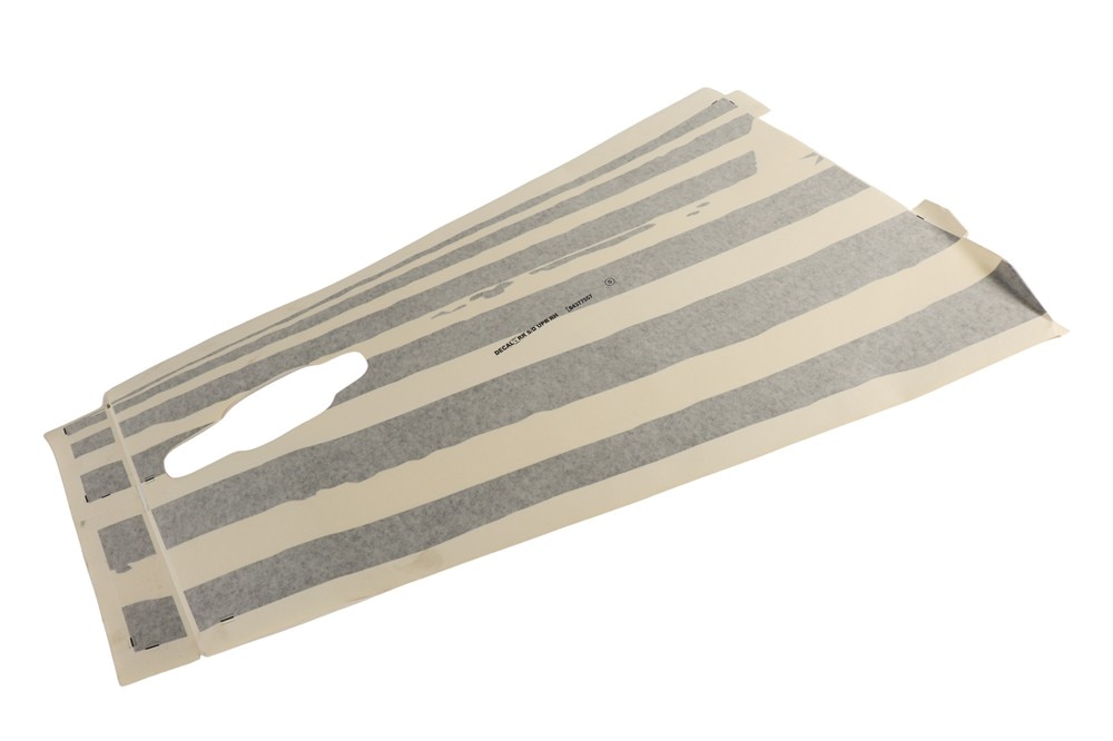 GM Genuine Parts Gray Rear Passenger Side Door Upper Decal