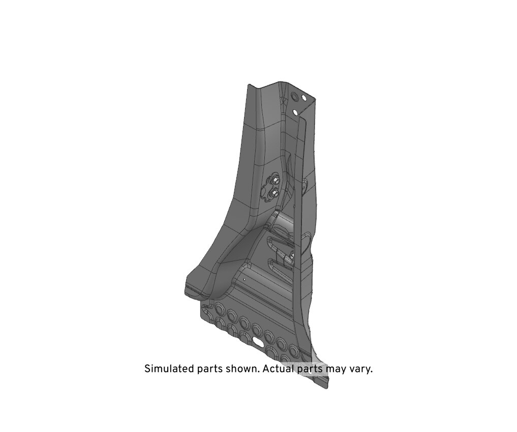 GM Genuine Parts Passenger Side Center Pillar Outer Panel Reinforcement