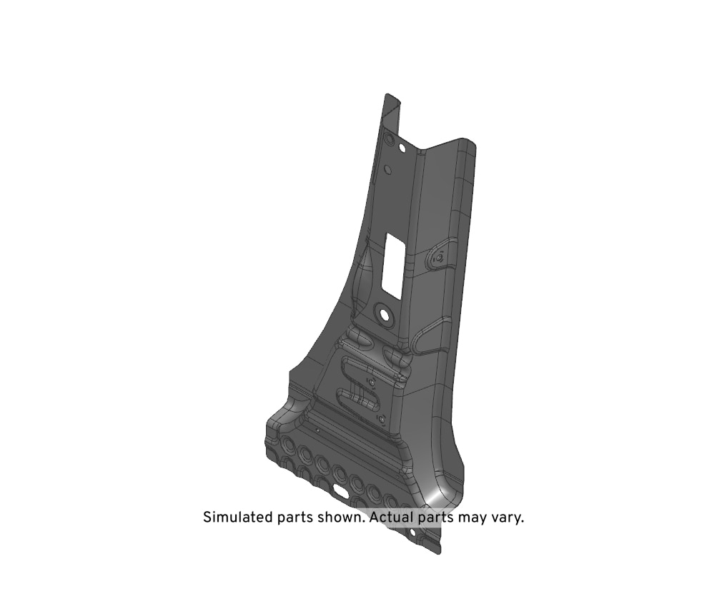GM Genuine Parts Driver Side Center Pillar Outer Panel Reinforcement