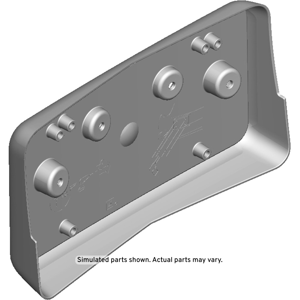 GM Genuine Parts Front License Plate Bracket