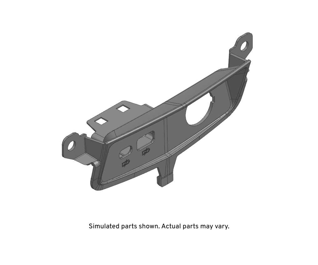 GM Genuine Parts Front Floor Console Rear Trim Plate