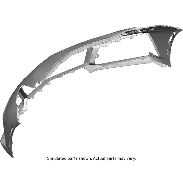 GM Genuine Parts Gray Front Bumper Fascia
