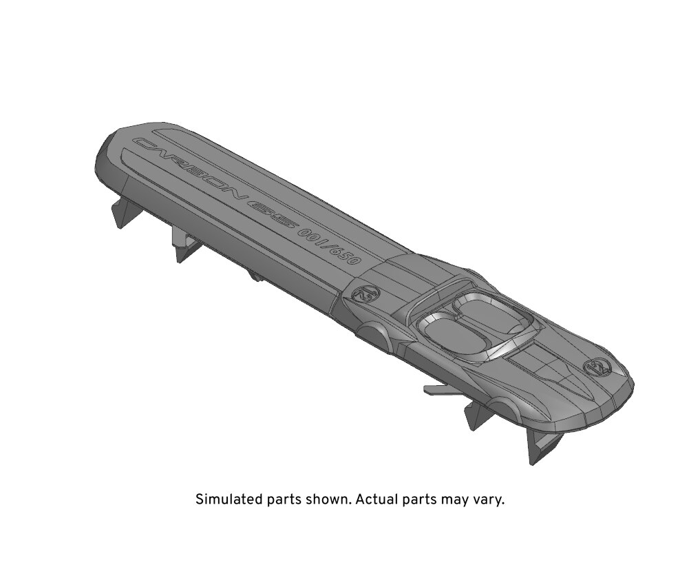 GM Genuine Parts Front Floor Console Applique with Personalized Laser Etching