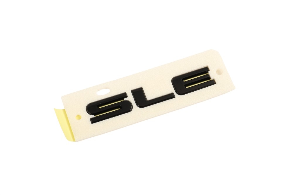 GM Genuine Parts Black Side Body Trim Nameplate