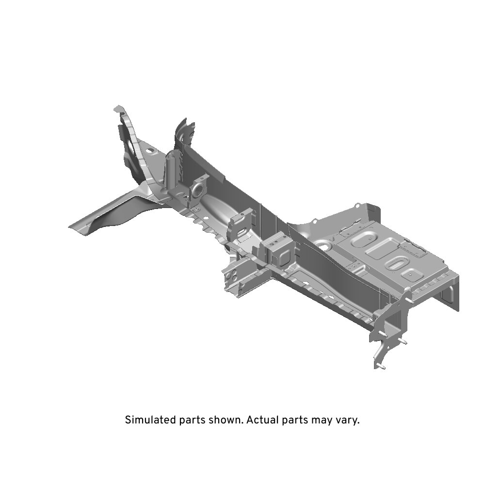 GM Genuine Parts Passenger Side Rear Compartment Floor Panel Rail