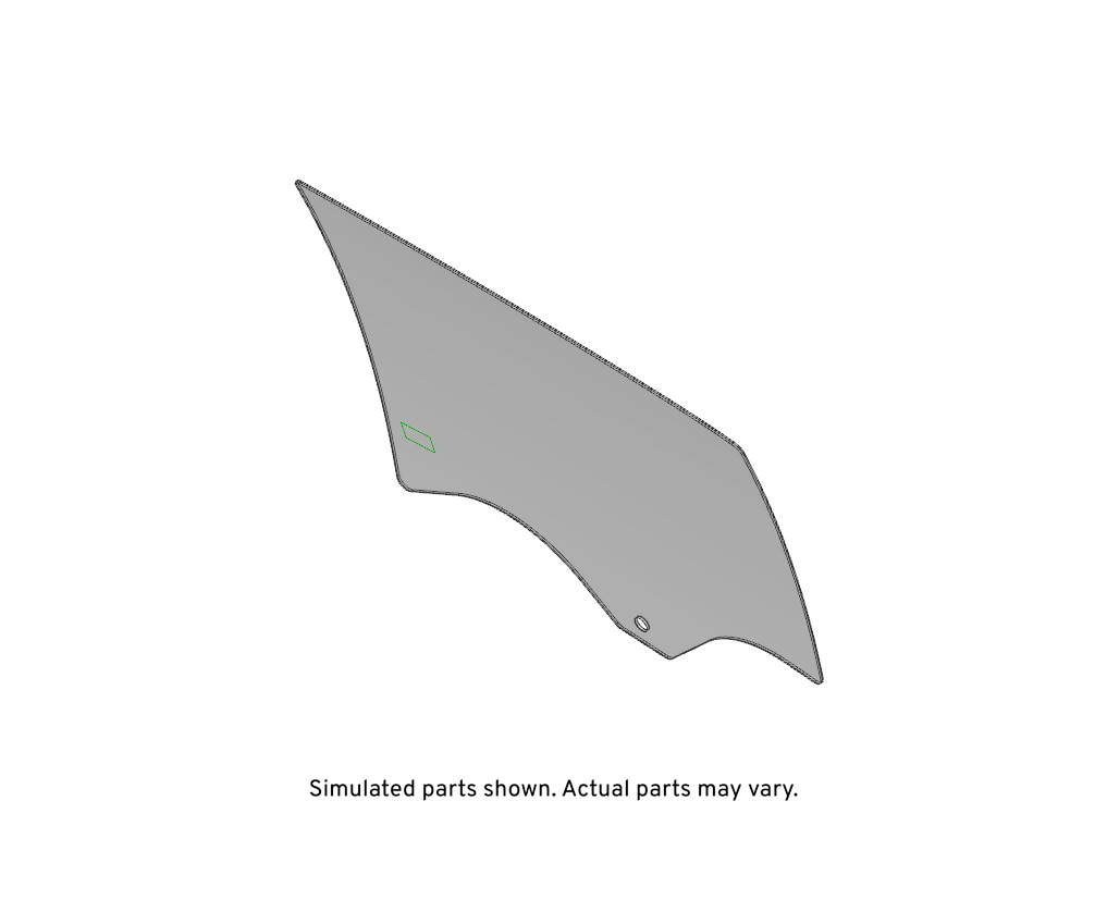 GM Genuine Parts Rear Passenger Side Door Window